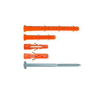 Schotelkop montagesets RVS