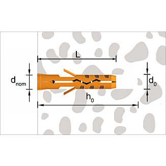 Borgh nylon pluggen BN